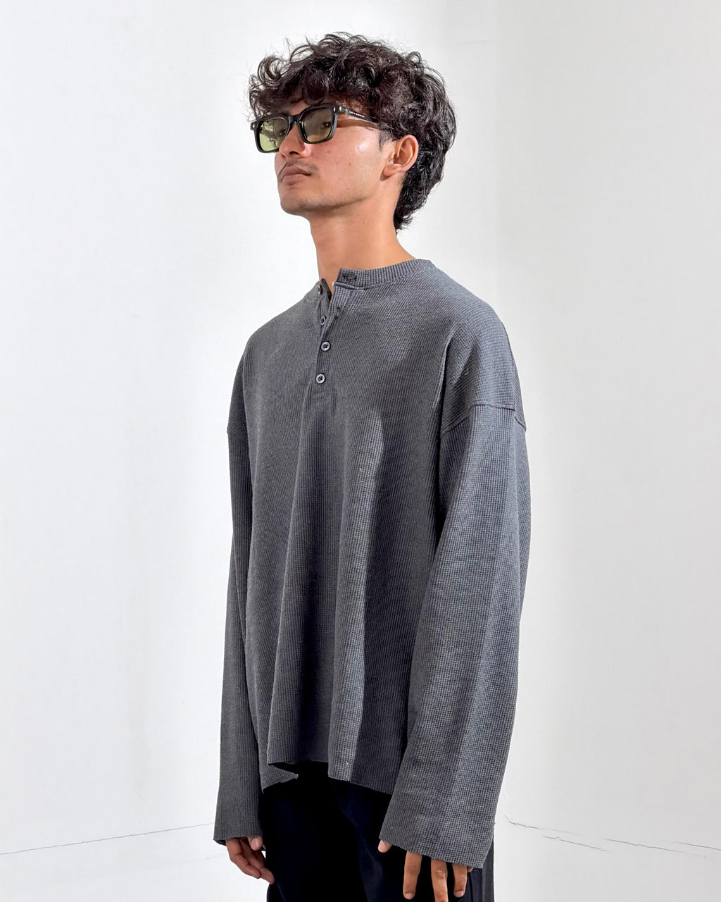 Full Sleeve Henley T-Shirt