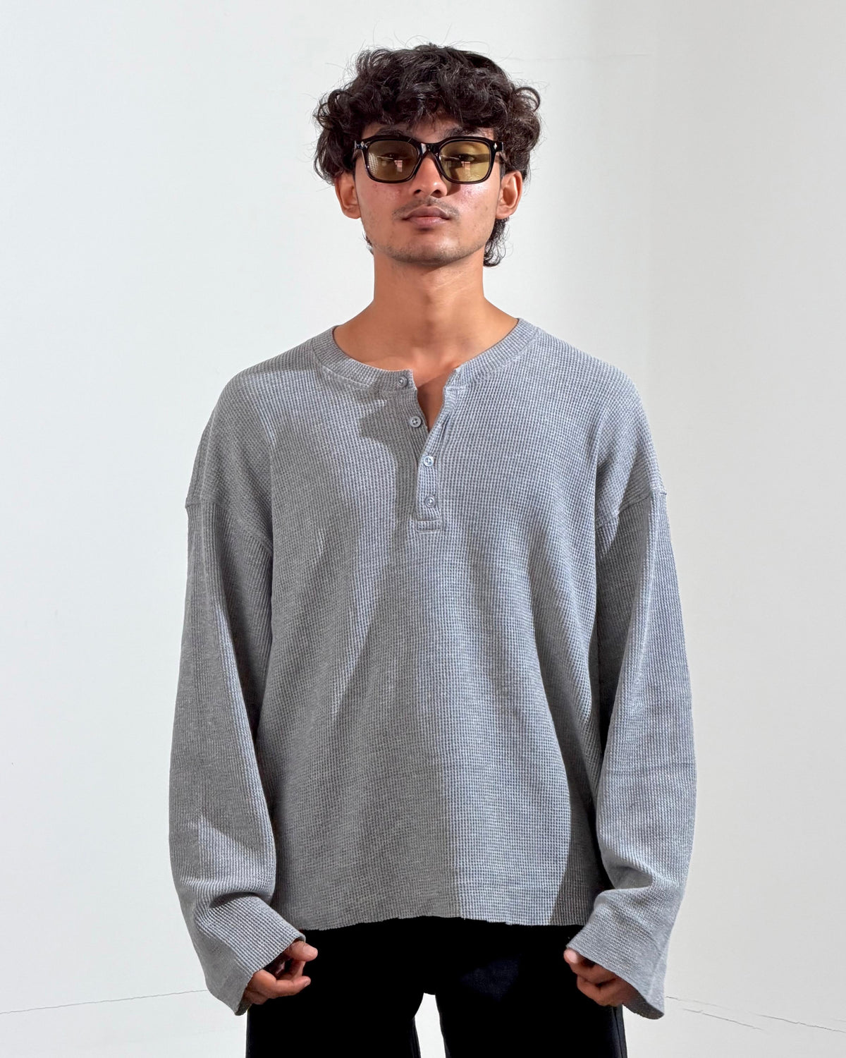 Full Sleeve Henley T-Shirt