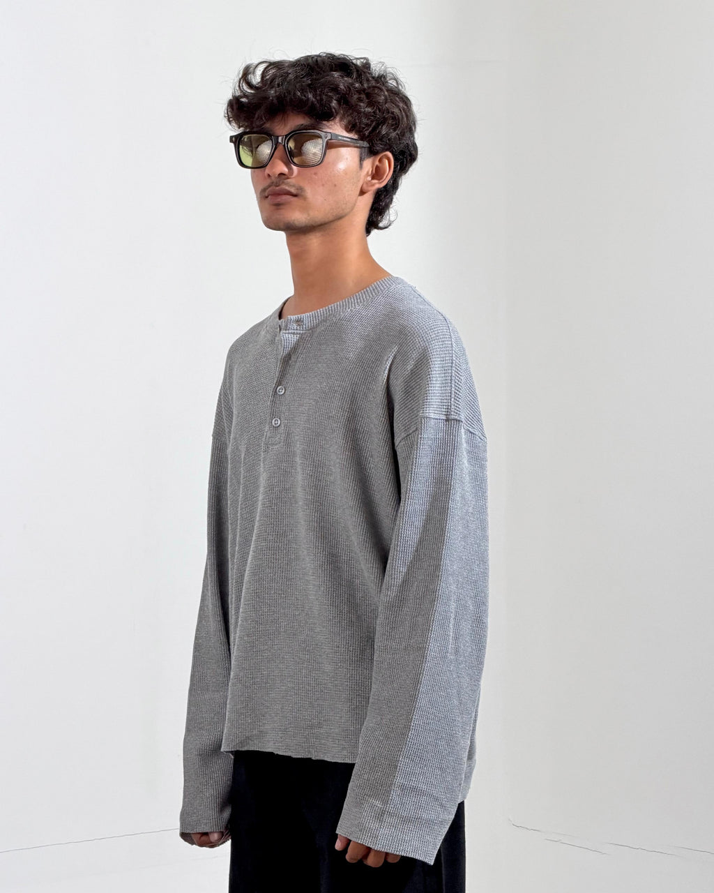 Full Sleeve Henley T-Shirt