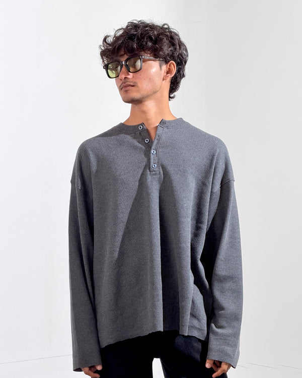 Full Sleeve Henley T-Shirt