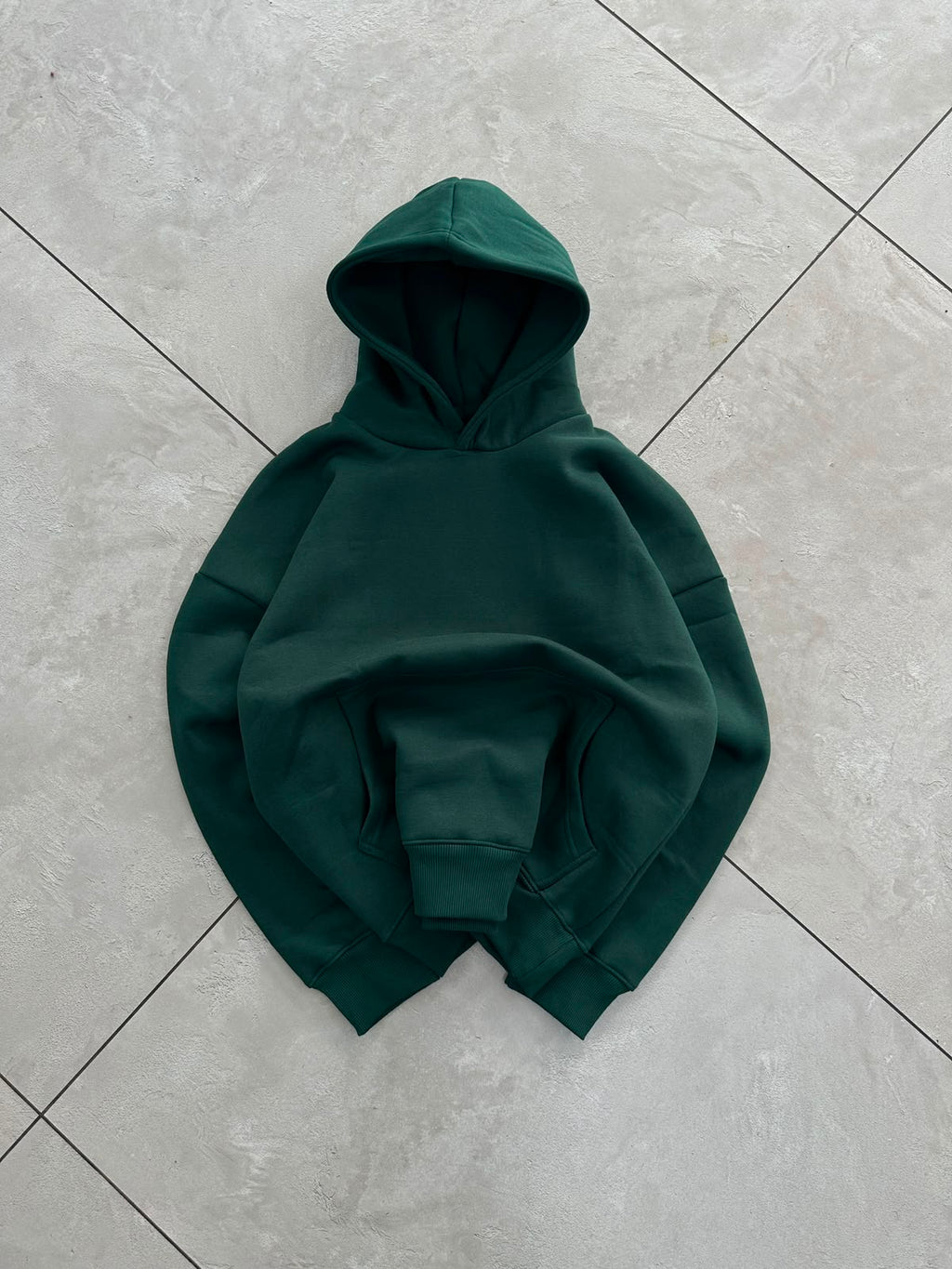 oversized hoodie with hood and relaxed fit 
