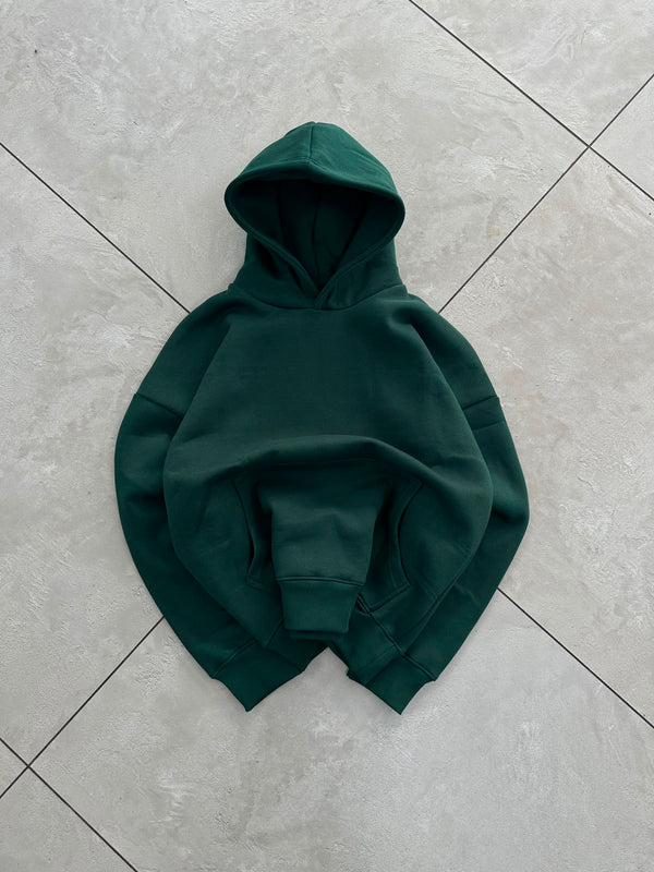 oversized hoodie with hood and relaxed fit 