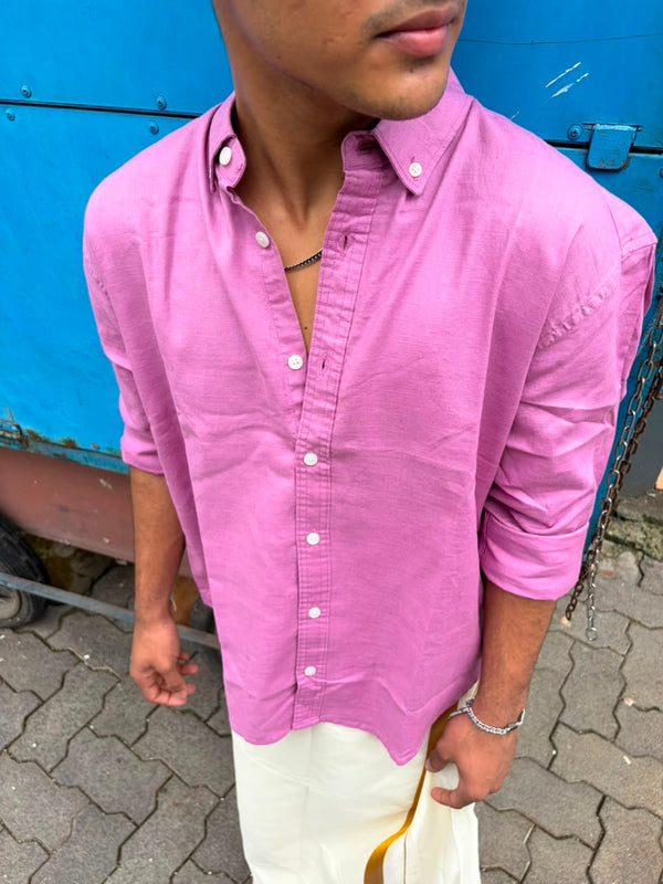 Men’s  linen blend casual shirt 