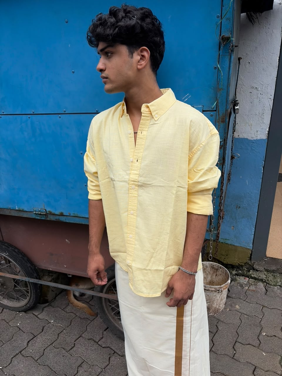 Men’s  linen blend casual shirt 