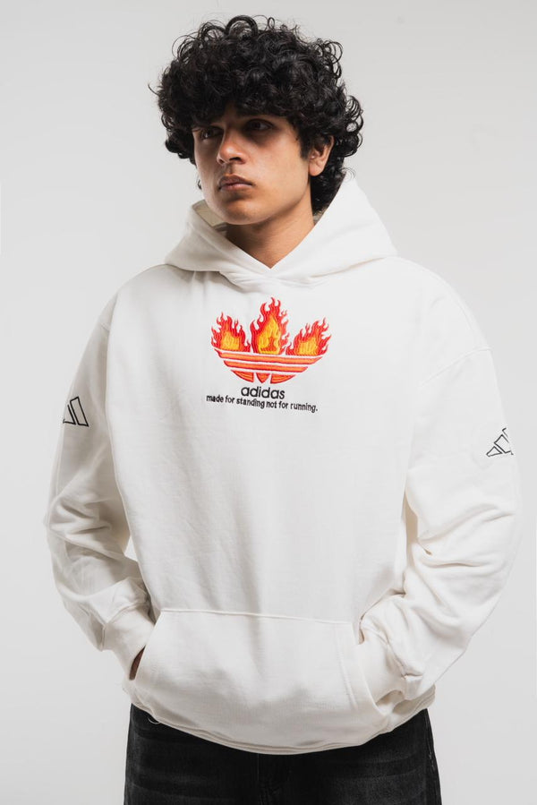 Oversized Graphic Printed Hoodie