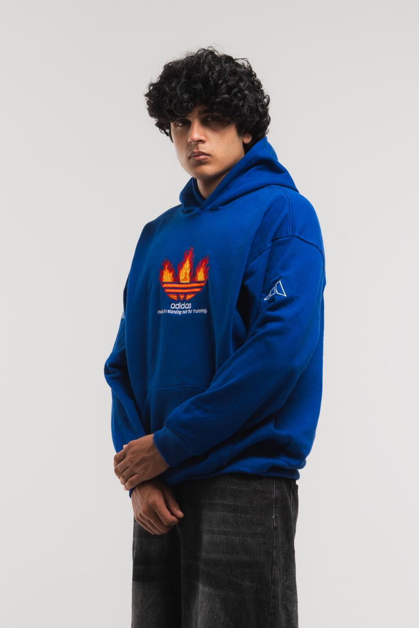 Oversized Graphic Printed Hoodie
