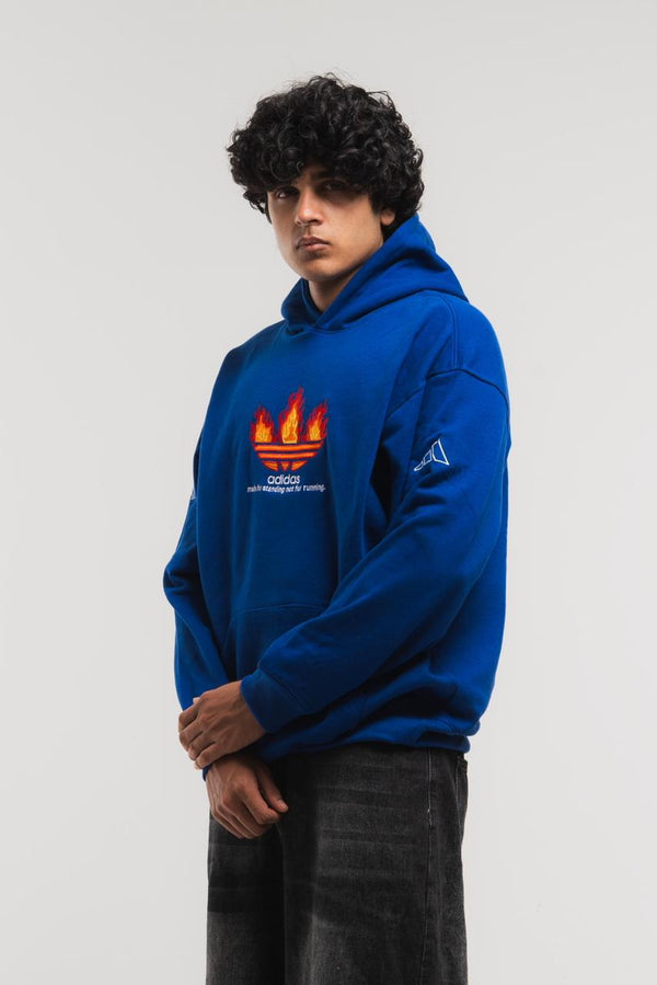 Oversized Graphic Printed Hoodie