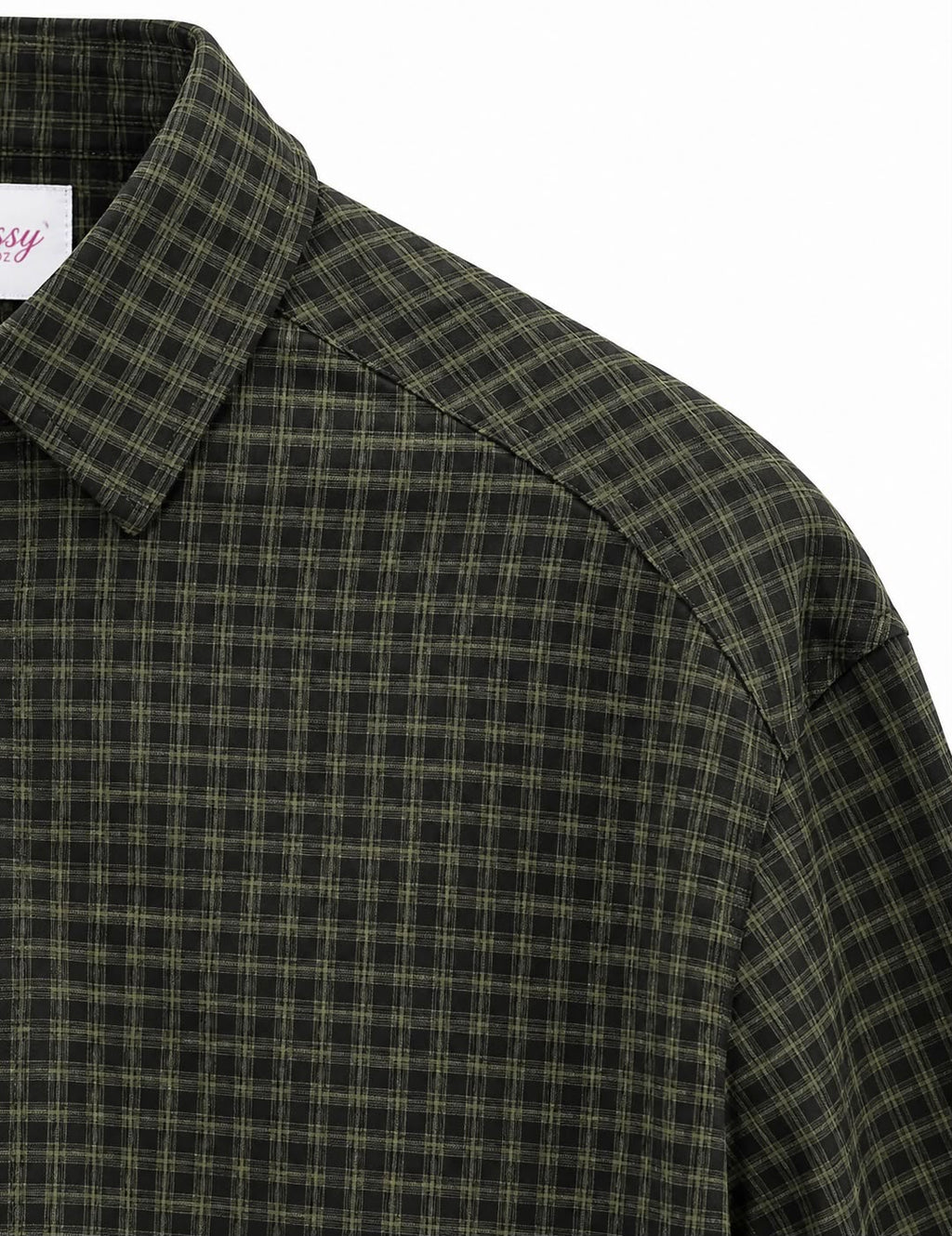 Micro Check Plaid Shirt
