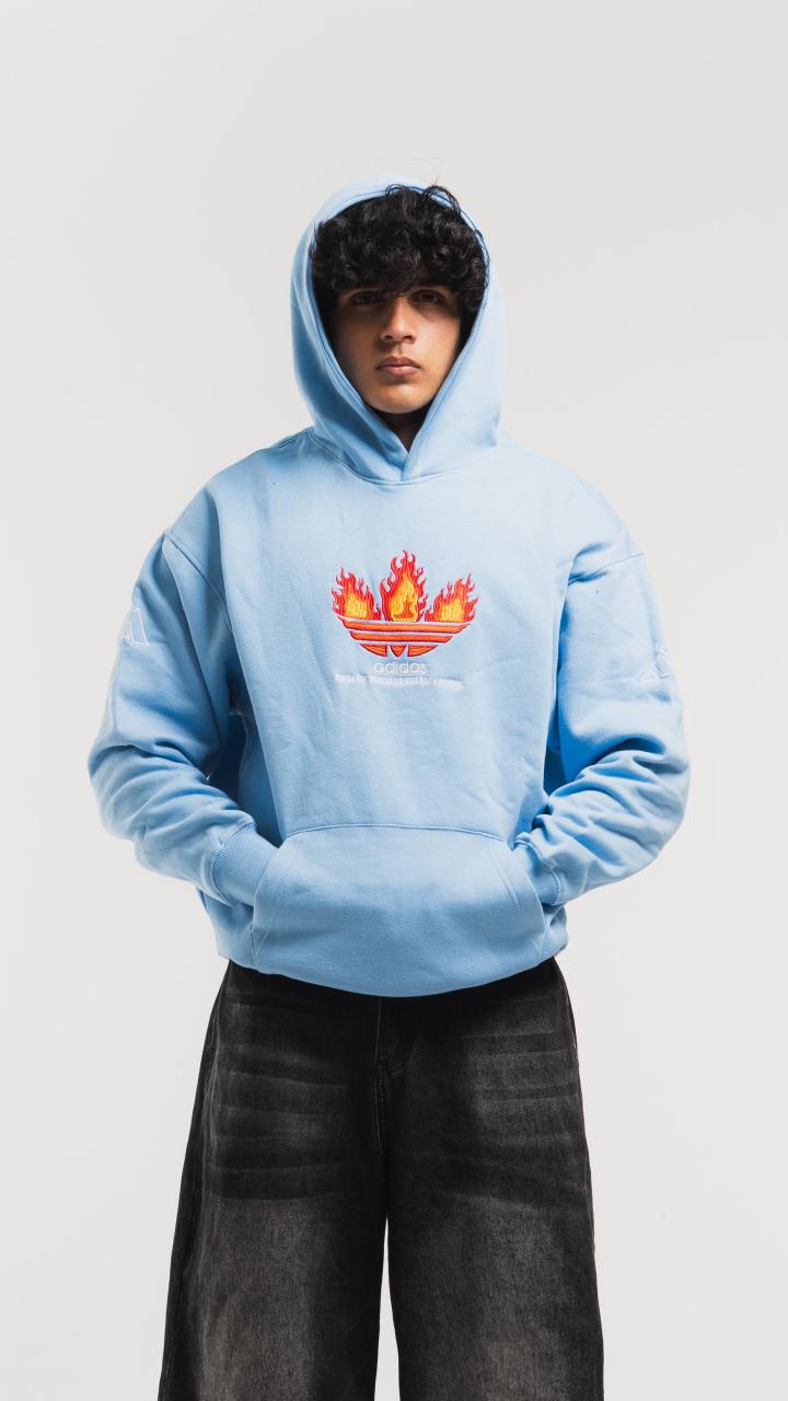 Oversized Graphic Printed Hoodie