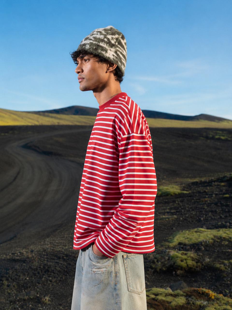 Boxt Striped Full Sleeve T-Shirt Secondary image