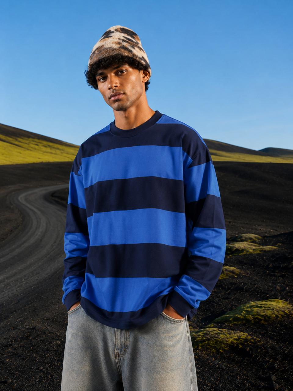 Boxt Striped Full Sleeve T-Shirt Main image
