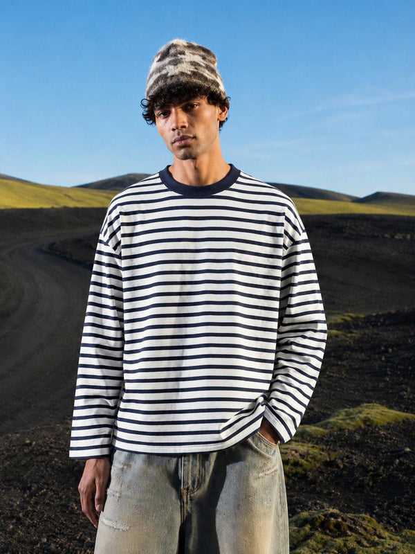 Boxt Striped Full Sleeve T-Shirt