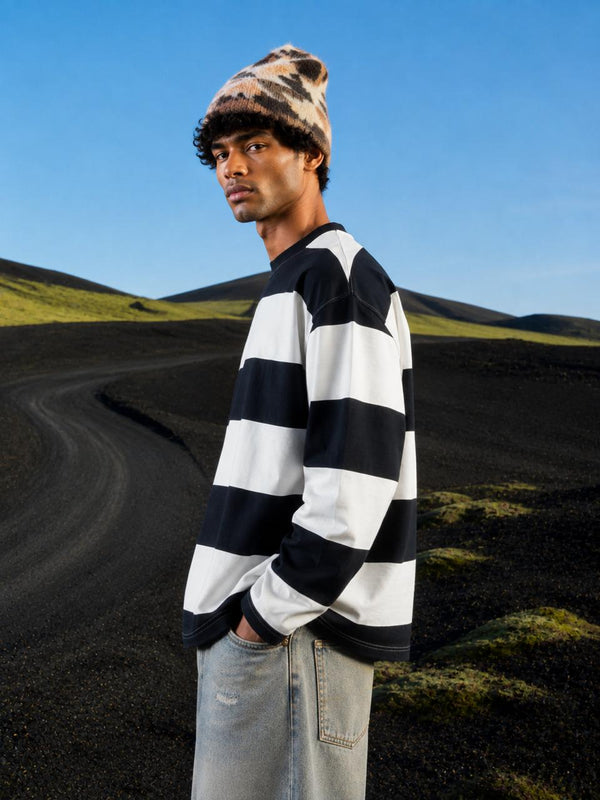 Boxt Striped Full Sleeve T-Shirt