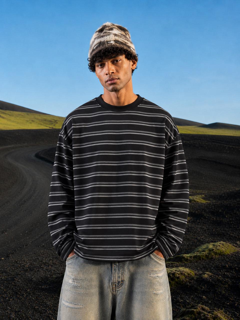 Boxt Striped Full Sleeve T-Shirt