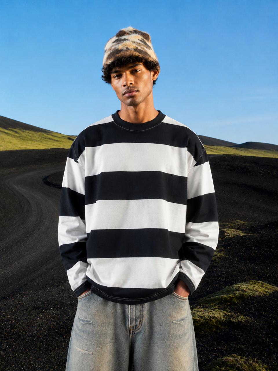 Boxt Striped Full Sleeve T-Shirt