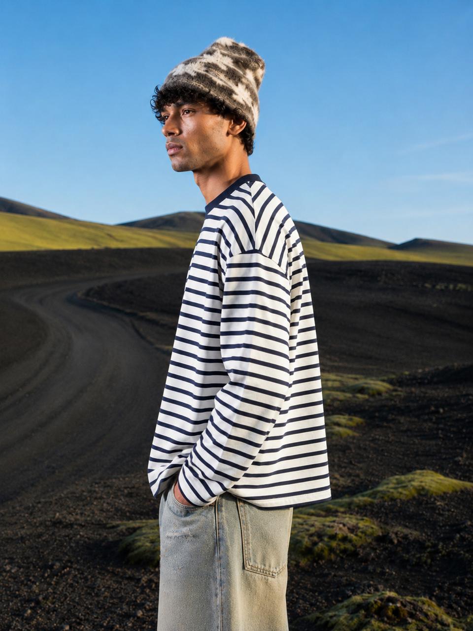 Boxt Striped Full Sleeve T-Shirt