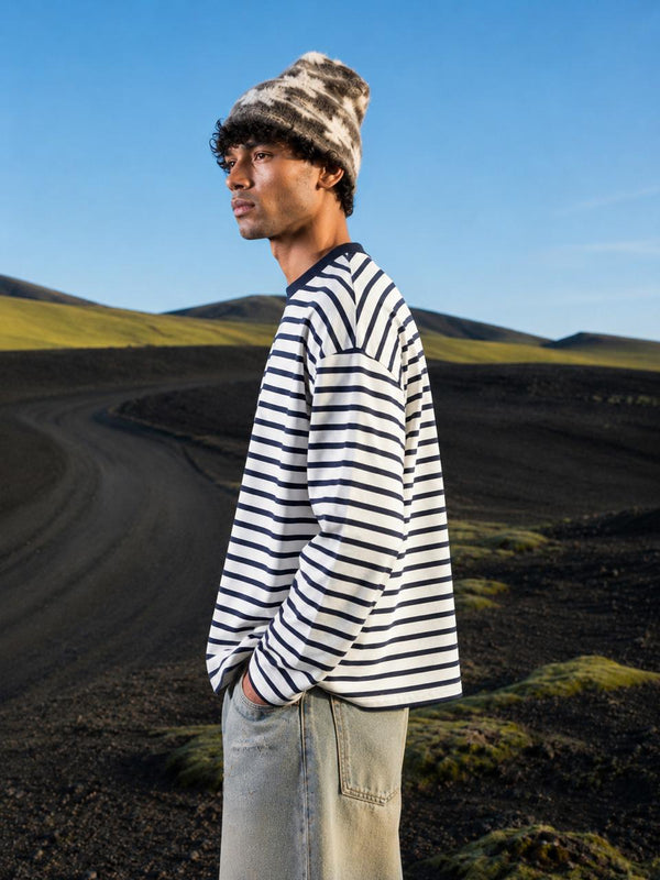Boxt Striped Full Sleeve T-Shirt