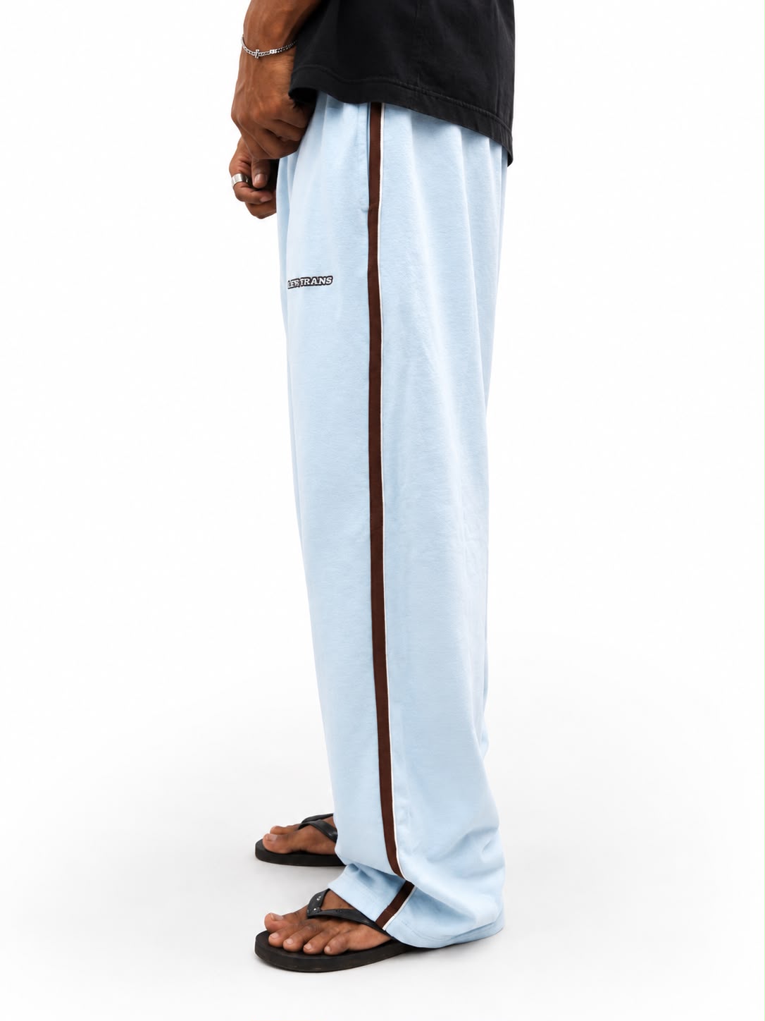 "Men's oversized sweatpants with relaxed fit