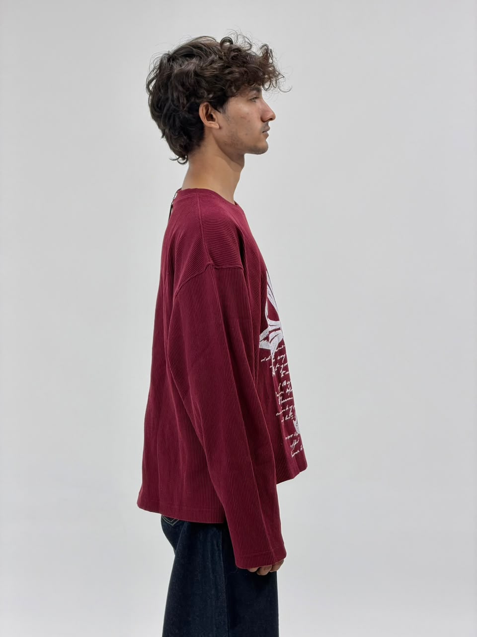 Oversized waffle Full Sleeve T-EES