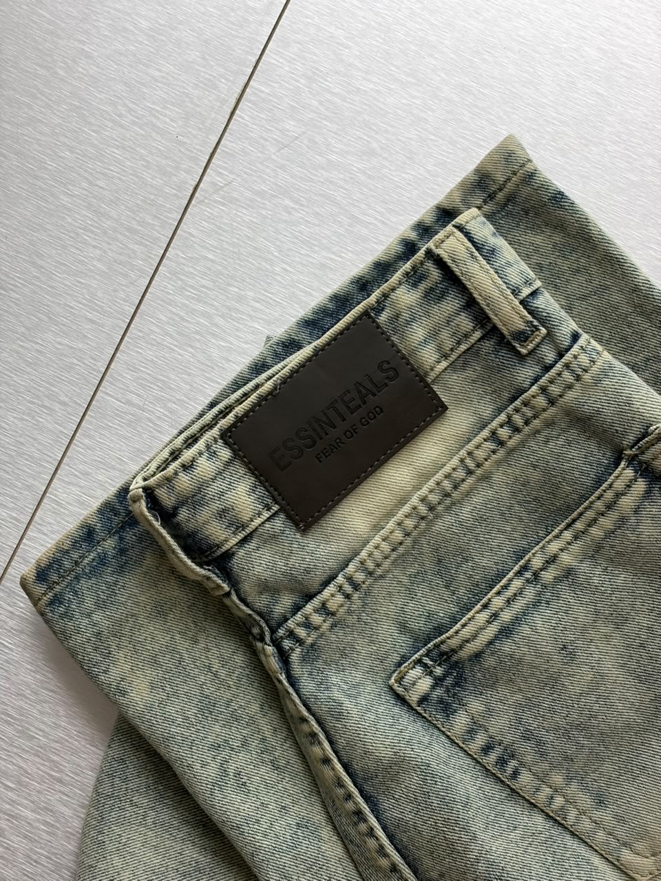 Wide-Leg Denim Jeans
